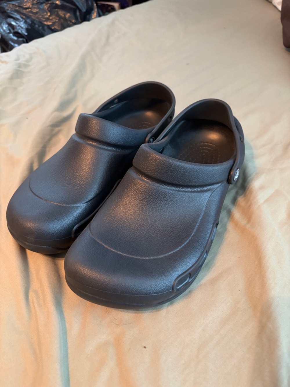 CROCS Black Slip-On Clog Shoes